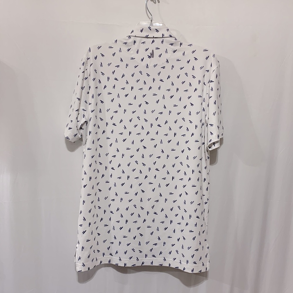 JOHNNIE-O Polo shirt logo print embroidered on left sleeve “1992 bird ” men S - Picture 2 of 10
